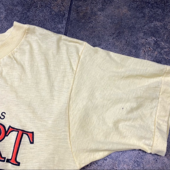 VTG 70’s 80’s Bahamas Passport Weekend Visa Short Sleeve T-Shirt Size XL - Picture 4 of 4